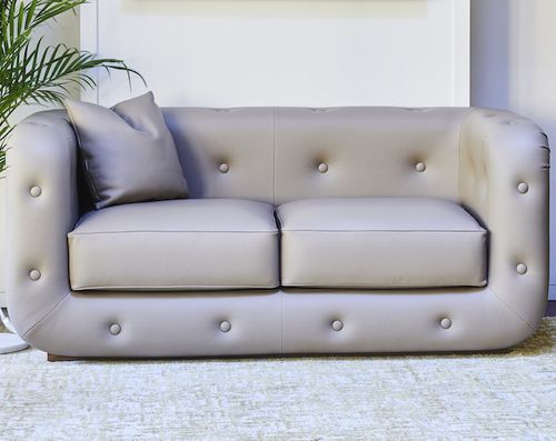 Divano chesterfield - SERGE - Duvivier - da esterno / in tessuto / in pelle
