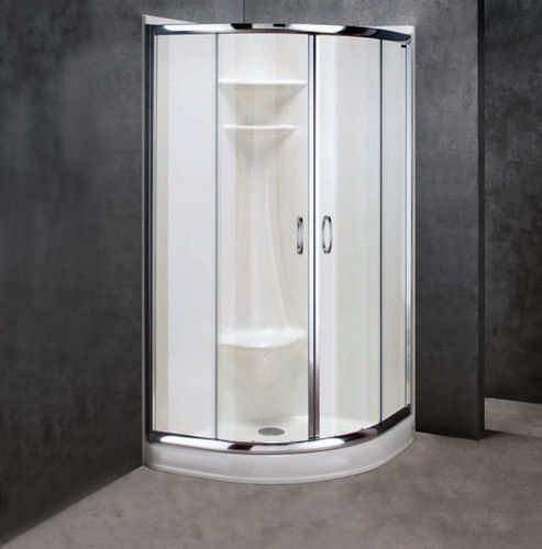 Doccia in vetro - TYRO - CAML-TOMLIN - a porte scorrevoli / rotonda