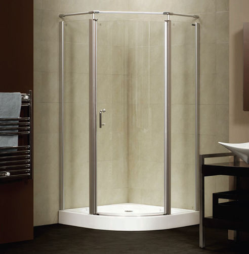 Box doccia in vetro - ALEXANDER: 9725  - CAML-TOMLIN - con porta pivotante / d'angolo