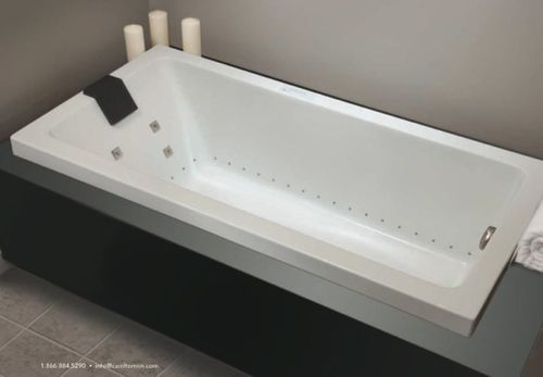Vasca da bagno in quarzo composito - ZENDO I: 60Z32 - CAML-TOMLIN - bianca