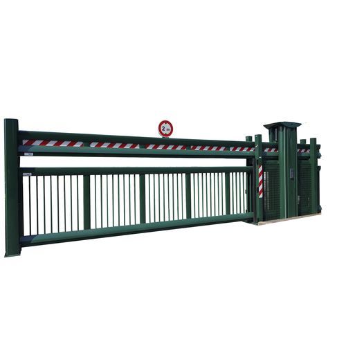 Cancello scorrevole - ULMALUPARK®  - TGO (TRAVAUX GENERAUX DE L'OUEST) - destro / sinistro / in alluminio