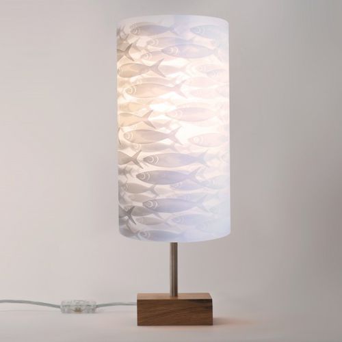Lampada da tavolo - FISH DELUXE - Scabetti - di carta / contemporanea / con cavo