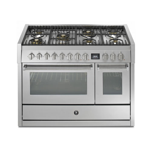Blocco cottura a gas - GENESI 120  - STEEL - elettrico / 6 fuochi / 5 fuochi