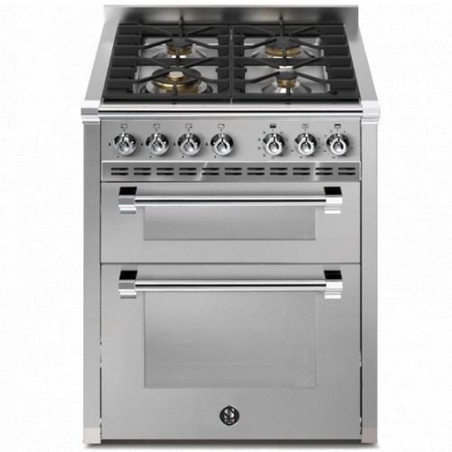 Blocco cottura a gas - ASCOT 70/2 - STEEL - elettrico / 4 fuochi / 2 forni