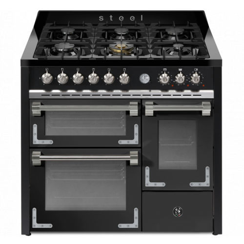 Blocco cottura a gas - OXFORD 100/3 - STEEL - elettrico / 6 fuochi / 5 fuochi