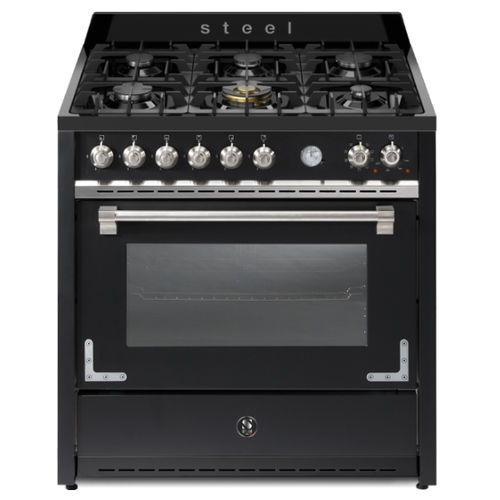 Blocco cottura a gas - OXFORD 90 - STEEL - elettrico / 6 fuochi / 5 fuochi
