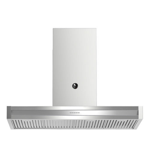 Cappa a muro - GENESI 120 - STEEL - con condotto / con illuminazione integrata / nera