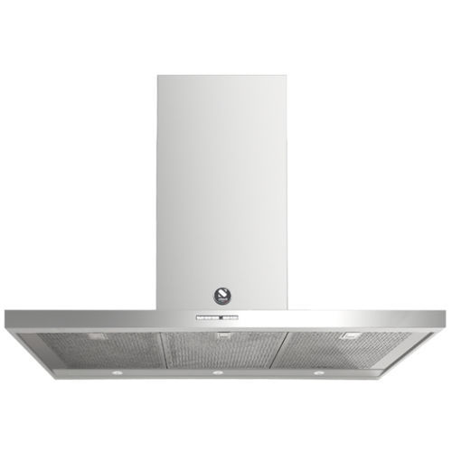 Cappa a muro - ENFASI 100 - STEEL - professionale / con condotto / con illuminazione integrata