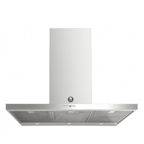 Cappa a muro - ENFASI 90 - STEEL - professionale / con condotto / con illuminazione integrata