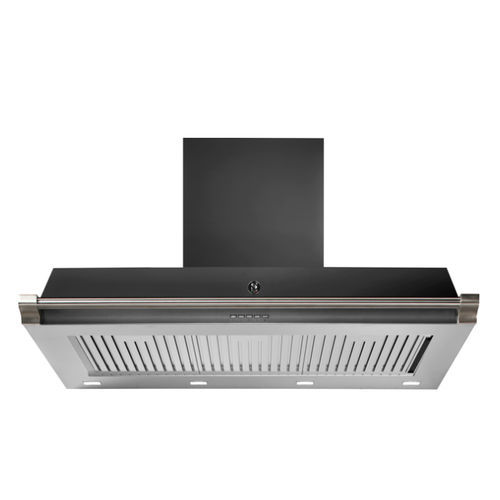 Cappa a muro - OXFORD 100 - STEEL - professionale / con condotto / con illuminazione integrata