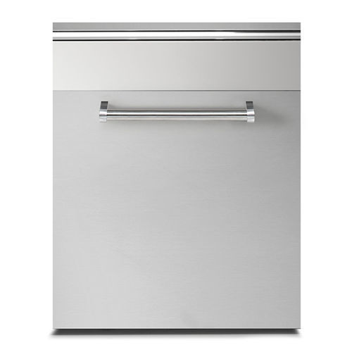 Lavastoviglie a carico frontale - GENESI 60  - STEEL - per uso residenziale / da incasso / per bicchieri