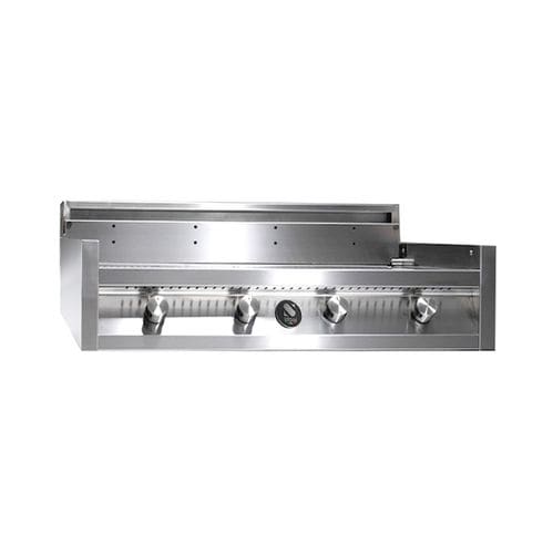 Barbecue a gas - GREEN TOP 90 - STEEL - fisso / da incasso / in ghisa