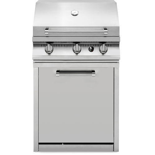 Barbecue a gas - SWING UNIT 70 - STEEL - fisso / in acciaio inossidabile / con contenitore