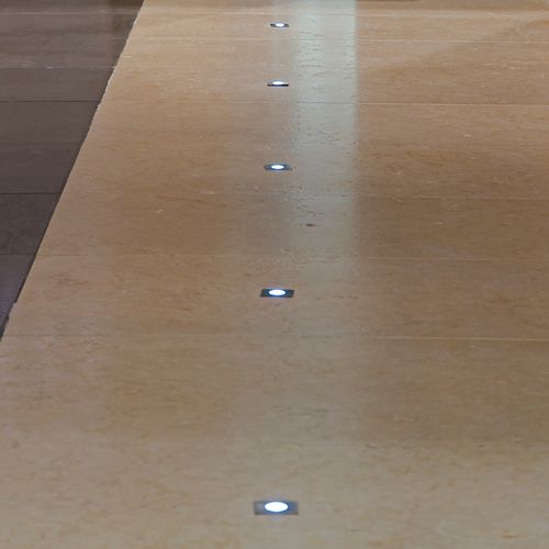 Luce da incasso a pavimento - HOLLYWOOD - SALVINI STILE - LED / rotonda / quadrata