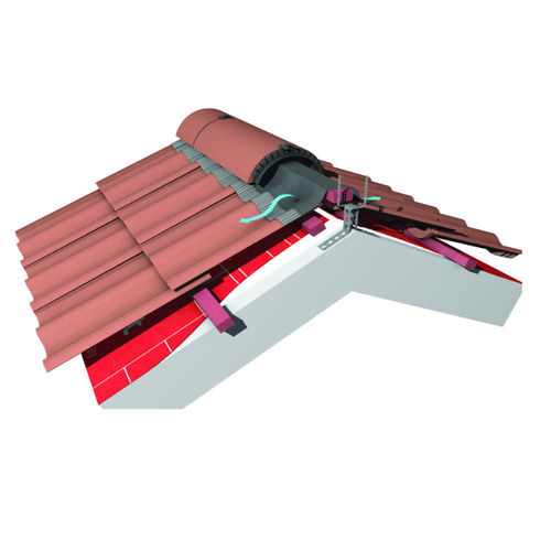 Sistema di copertura in alluminio - UNIVERSAL RIDGEFAST - Marley - di profilati metallici / contract