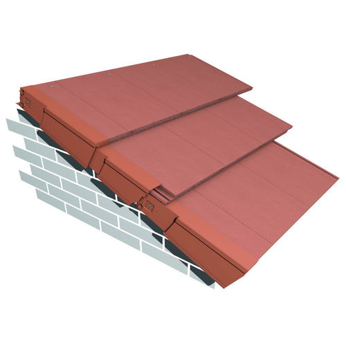 Tegola piana - UNIVERSAL DRY VERGE - Marley - di colmo / in resina termoplastica / grande