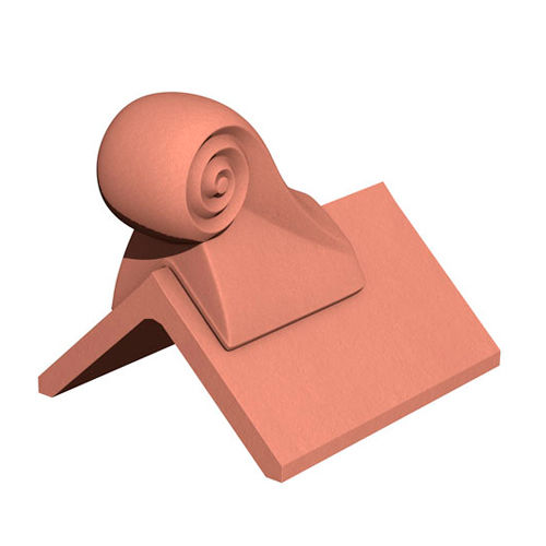 Pinnacolo in terracotta - SCROLL - Marley