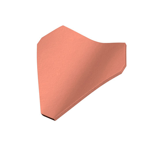 Tegola di conversa - Marley - in terracotta / rossa / marrone