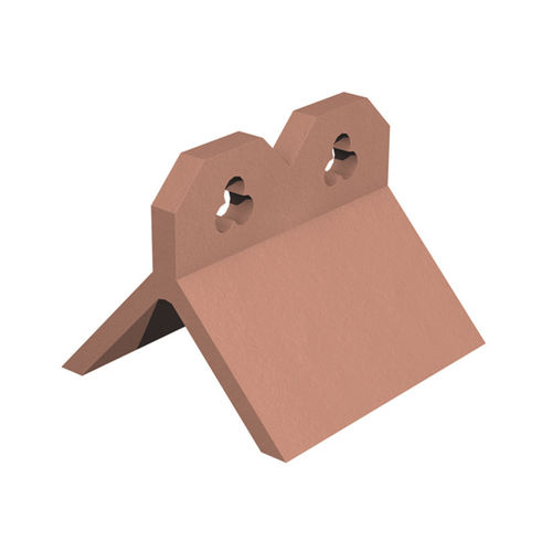 Tegola di bordo - CLUB CRESTED - Marley - in terracotta / rossa / aspetto terracotta