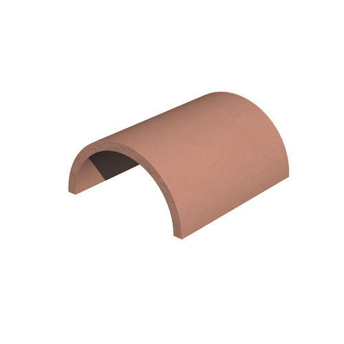Tegola di bordo - HALF ROUND - Marley - in terracotta / rossa / marrone