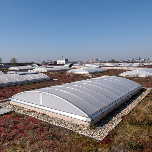 Lucernario per tetto piano - B - LAMILUX Heinrich Strunz GmbH - con sistemi di evacauzione fumi / per sistema di ventilazione / per ristrutturazione di edificio