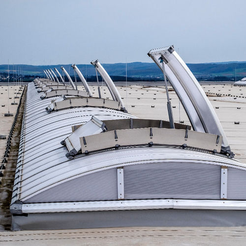 Lucernario per casa passiva - B - LAMILUX Heinrich Strunz GmbH - con sistemi di evacauzione fumi / per ristrutturazione di edificio / con cornice di supporto in lamiera