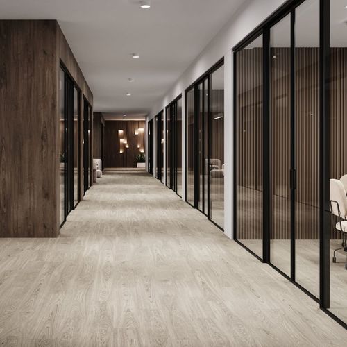 Pavimento in sughero - PURE OAK GREY  - Wicanders - da interno / per soggiorno / per ufficio