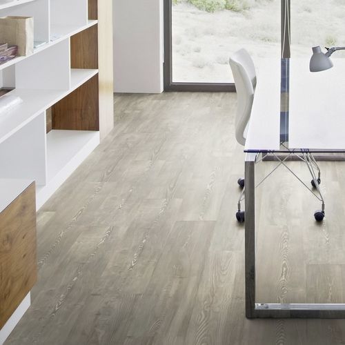 Pavimento in sughero - SMOKE OAK GREY  - Wicanders - da interno / per soggiorno / per ufficio