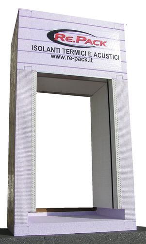 Cassonetto con architrave integrato in polistirene espanso - SHUTTER BOX - RE.PACK Srl - isolante / a tenuta stagna / per persiana