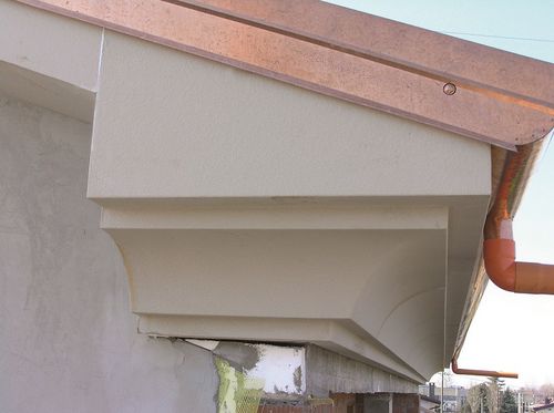 Cornicione per tetto - RE.PACK Srl - in polistirene espanso / prefabbricato / da esterno