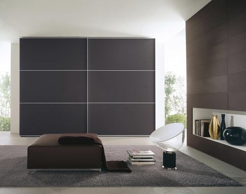 Armadio contemporaneo - FILO DUE - Fimar Srl - in legno laccato / in vetro / in vetro laccato