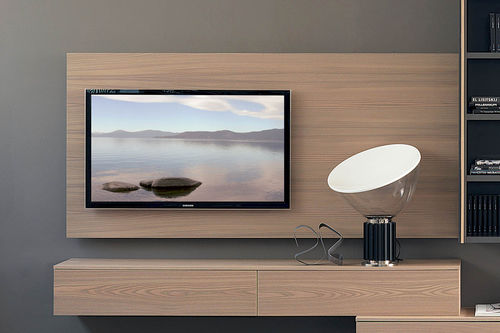 Supporto per TV da parete contemporaneo - WIDE  - Fimar Srl - girevole / in legno laccato