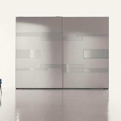 Armadio contemporaneo - EMOTION  - Fimar Srl - in rovere / in legno laccato brillante / in vetro