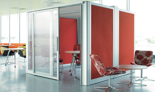 Ufficio POD in vetro - AIREA - Orange Box - per open space