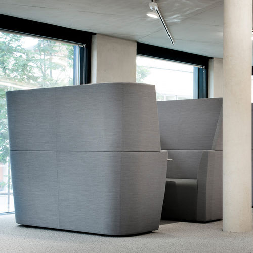 Divano modulare - AWAY FROM THE DESK - Orange Box - d'angolo / a semicerchio / contemporaneo