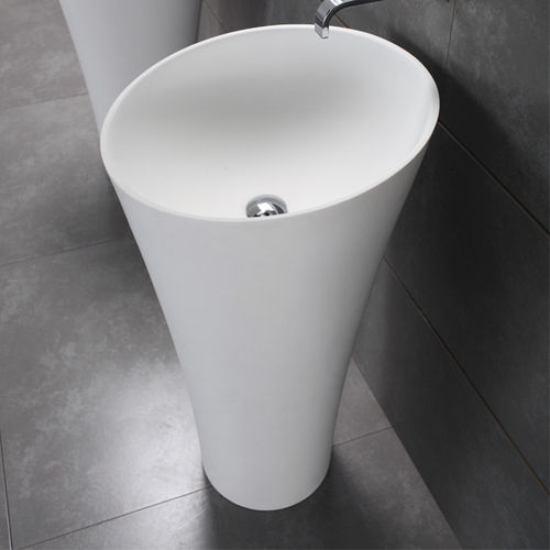 Lavabo autoportante - BS-L12 - Bella Stone Company Limited - in Solid Surface / conico / contemporaneo