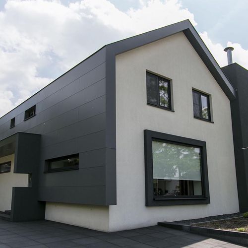 Rivestimento di facciata in pannelli - ROCKPANEL UNI - Rockwool B.V. / Rockpanel - in composito / in basalto / a incastro