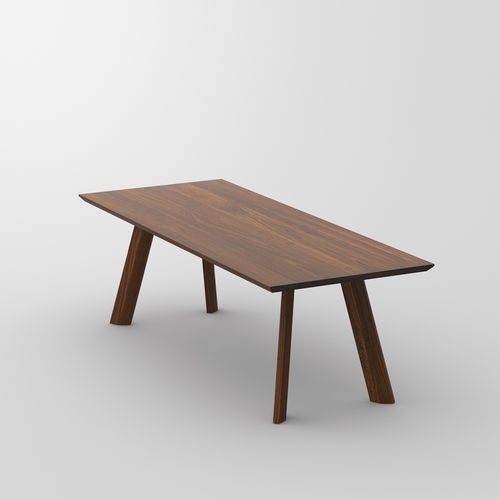 Tavolo da pranzo contemporaneo - RHOMBI BASIC - vitamin design - in rovere / in legno massiccio / in frassino