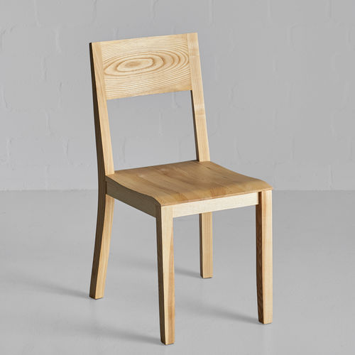 Sedia da pranzo contemporanea - NOMI - vitamin design - da interno / in rovere / in faggio