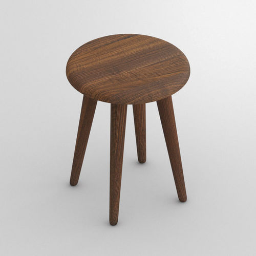 Sgabello contemporaneo - AMBIO - vitamin design - in rovere / in faggio / in frassino