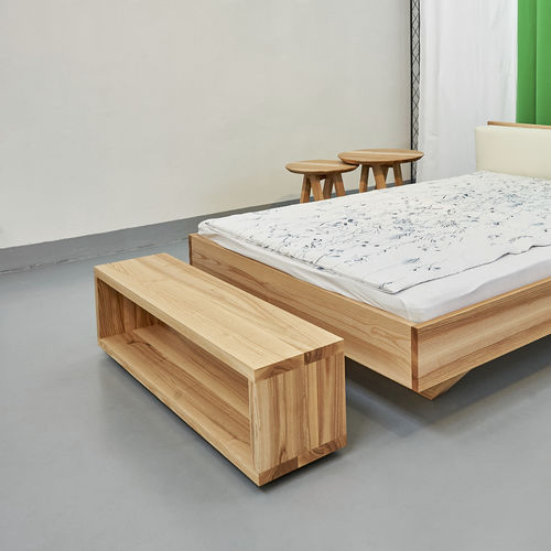 Panca fondoletto contemporanea - MENA-B-ROL - vitamin design - in legno massiccio / in rovere / in frassino