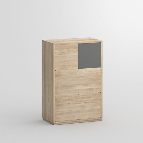 Credenza alta - CAVUS MID - vitamin design - contemporanea / in ciliegio / in legno massiccio