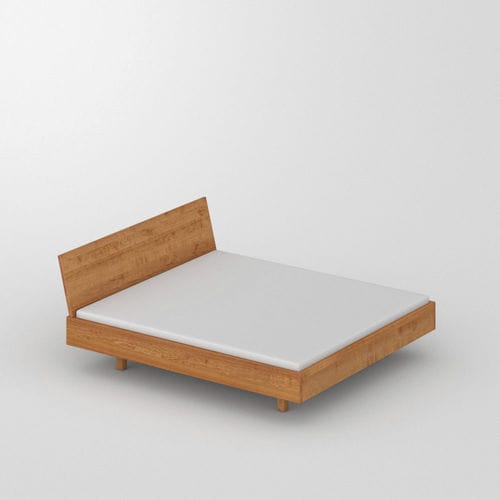 Letto matrimoniale - QUADRA SOFT - vitamin design - singolo / contemporaneo / con testiera