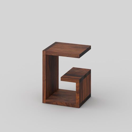 Tavolo d'appoggio contemporaneo - MENA G 4 - vitamin design - in rovere / in frassino / in faggio