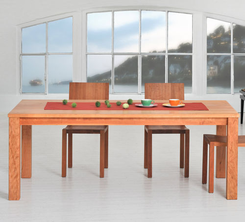 Tavolo da pranzo contemporaneo - FORTE 3 B9X9 - vitamin design - in rovere / in legno massiccio / in frassino