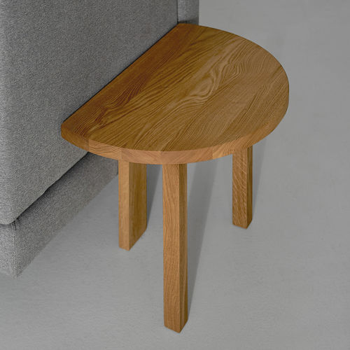 Tavolo d'appoggio contemporaneo - LUNA - vitamin design - in rovere / in frassino / in faggio