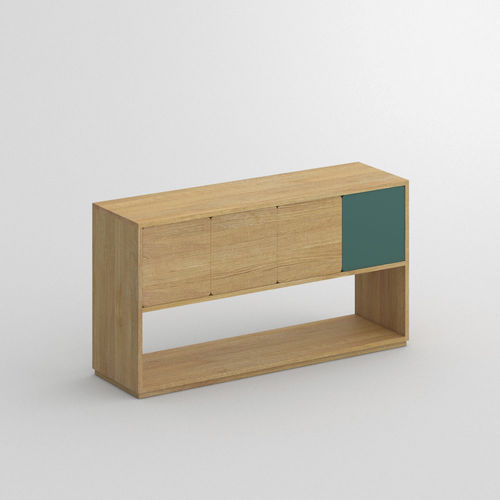 Credenza contemporanea - CAVUS - vitamin design - in rovere / in legno massiccio / in MDF laccato