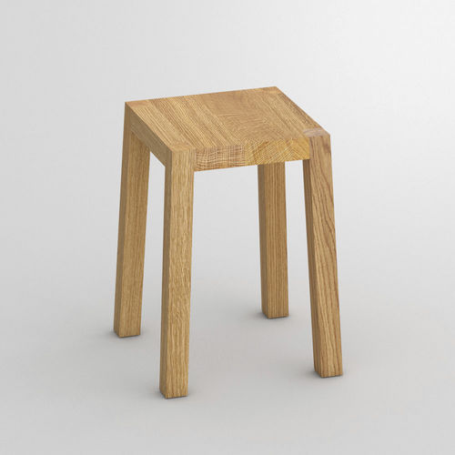 Sgabello contemporaneo - TANTUM - vitamin design - in rovere / in legno massiccio / in frassino