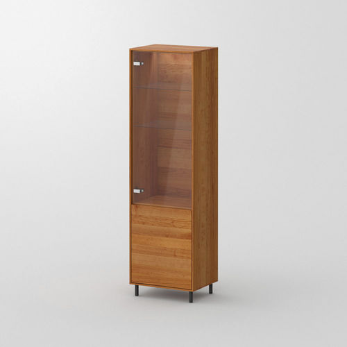 Credenza alta - IOTA HI - vitamin design - contemporanea / in rovere / in noce
