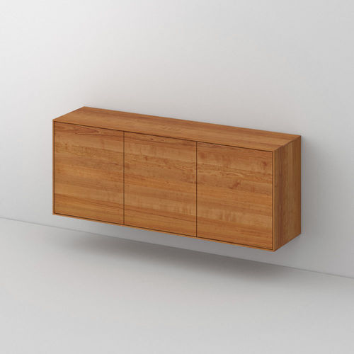 Credenza a muro - IOTA - vitamin design - contemporanea / in rovere / in noce